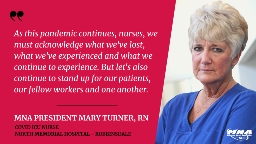 Statement from MNA President Mary C. Turner, RN on the Second